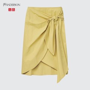 COPY - NWT Uniqlo x JW Anderson Wrap Knot Skirt - Yellow